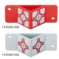 Tarcza celownicza dwupolowa,biała(100x35mm) z folią dalmierczą 30 x 30mm(13-RSAK130G)