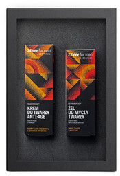 ZEW - Essential care - Zestaw kosmetyków do cery tłustej i mieszanej z czarną hubą - żel do mycia twarzy oraz krem regenerujący