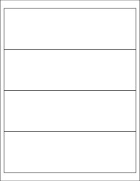 Samoprzylepne etykiety 190 x 58 mm, 5 etykiet, A4, 100 arkuszy