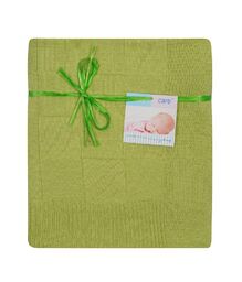 Duet Kocyk Dziecięcy 80x90 Dzianina Kostka 501 jasny zielony