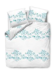 Darymex Pościel bawełniana 220x200 biała turkusowa ornamenty 71464/1 Cottonlove 3