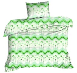 Extrapościel Pościel bawełniana 140x200 lizaki zielona 322N Classic