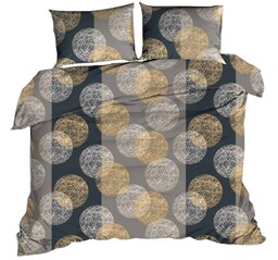 Extrapościel Pościel bawełniana 160x200 kłębek szara brązowa 1500N Classic