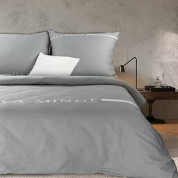 Eurofirany Pościel satynowa 160x200 Silk 6 srebrna Ewa Minge