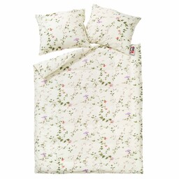 Karo Pościel z kory 200x220 wzór 182/1 Powój na guziki 100% bawełna gruba