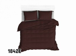 Extrapościel Poszwa bawełniana 140x200 1842E bordowa 75 jednobarwna