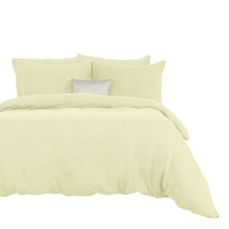 Darymex Pościel frotte 200x220 kremowa 019 jednobarwna