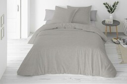 Matex Pościel lniana 160x200 Linen jasna szara w pudełku