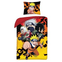 Halantex Pościel bawełniana 140x200 Naruto dziecięca z poszewką 70x90 Kids 09
