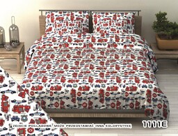 Extrapościel Pościel bawełniana 110x140 1111E Straż Pożarna Policja Police