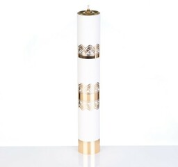 Świeca na wkład olejowy biała bez regulacji 40 cm