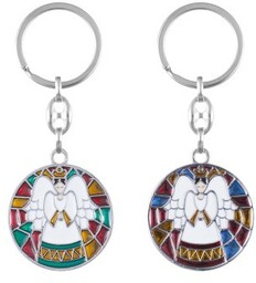 Brelok z aniołkiem w stylu witraż