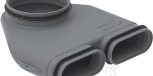 Przejście typu CK 300/DN 160