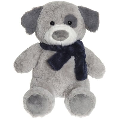 TEDDYKOMPANIET, Pluszak Pies Elvis, szary 27 cm