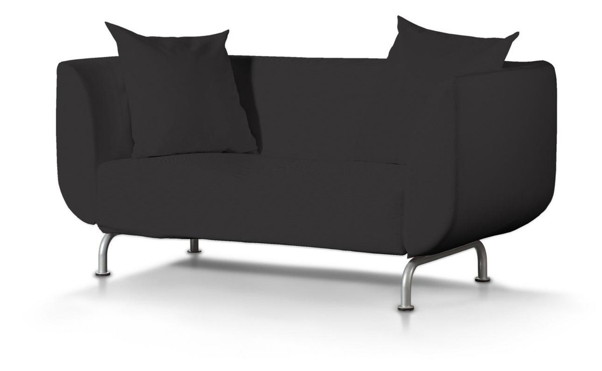 Pokrowiec na sofę Strömstad 2-osobową, Shadow Grey (grafitowy), Sofa Stromstad 2-osobowa, Cotton Panama