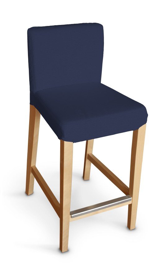Pokrowiec na krzesło barowe Henriksdal krótki, granatowy, krzesło barowe Henriksdal, Quadro