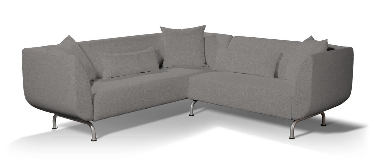 Pokrowiec na sofę narożną 3+2 Strömstad, szary, Sofa narożna 3+2 Stromstad, Edinburgh