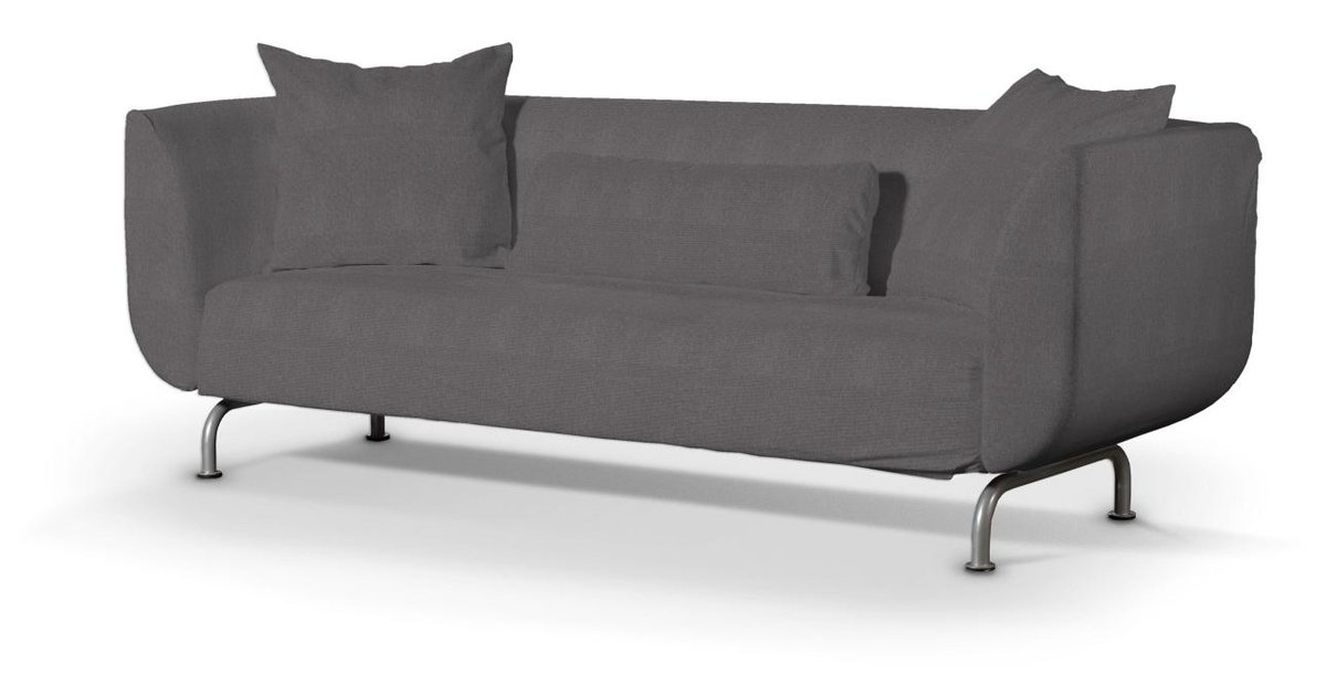 Pokrowiec na sofę Strömstad 3-osobową, grafitowy, Sofa Stromstad 3-osobowa, Etna