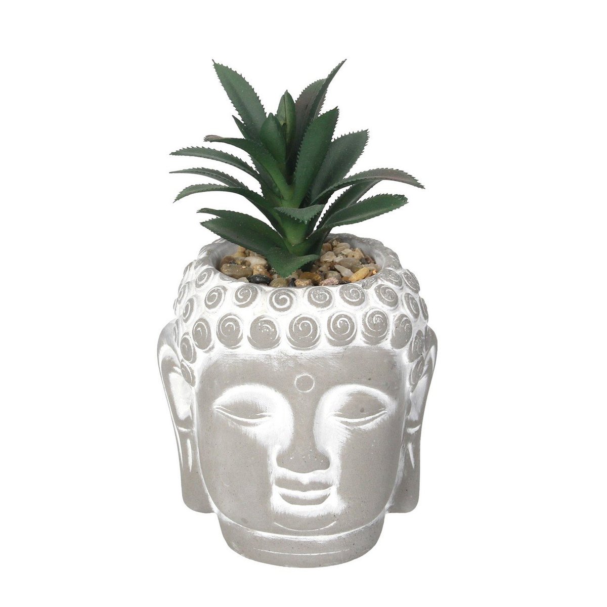 Dekoracja Succulent II Buddha 17cm, 10 x10 x 17 cm