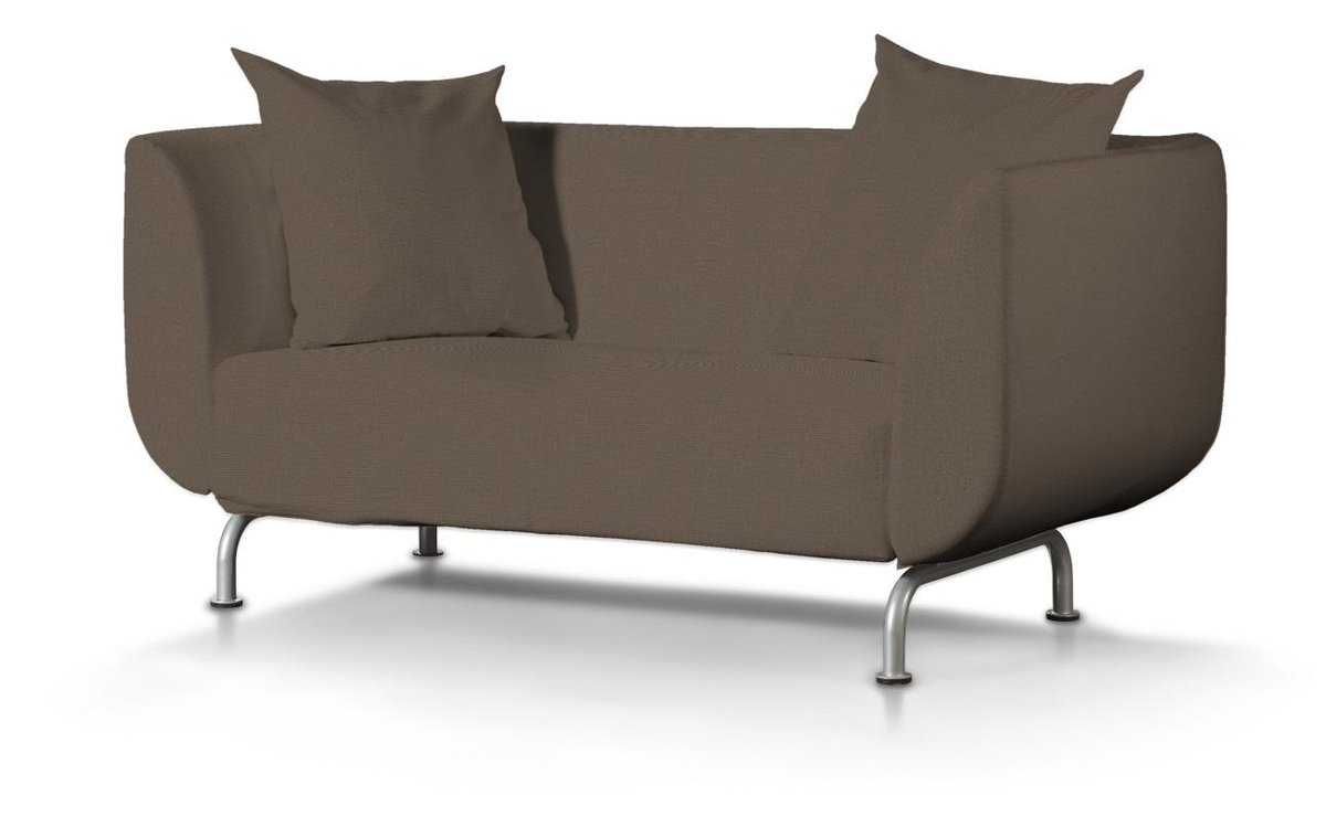 Pokrowiec na sofę Strömstad 2-osobową, brązowy, Sofa Stromstad 2-osobowa, Etna
