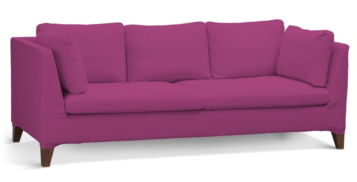 Pokrowiec na sofę Stockholm 3-osobową, amarant, sofa Stockholm 3-osobowa, Etna