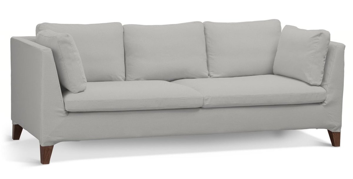 Pokrowiec na sofę Stockholm 3-osobową, jasny popiel, sofa Stockholm 3-osobowa, Etna