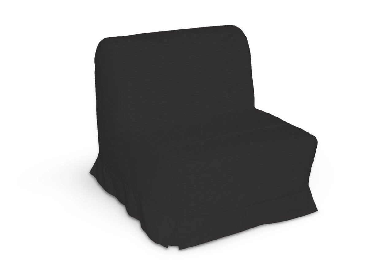 Pokrowiec na fotel Lycksele z kontrafałdami, Shadow Grey (grafitowy), sofa Lycksele 1os., Cotton Panama
