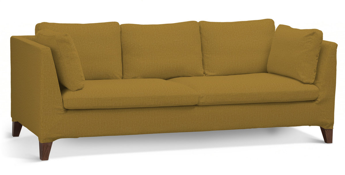 Pokrowiec na sofę Stockholm 3-osobową, miodowy szenil, sofa Stockholm 3-osobowa, City