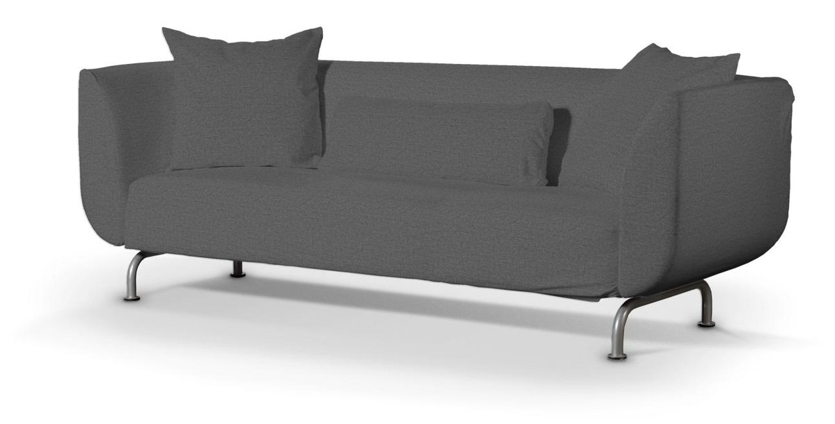 Pokrowiec na sofę Strömstad 3-osobową, grafit, Sofa Stromstad 3-osobowa, Edinburgh