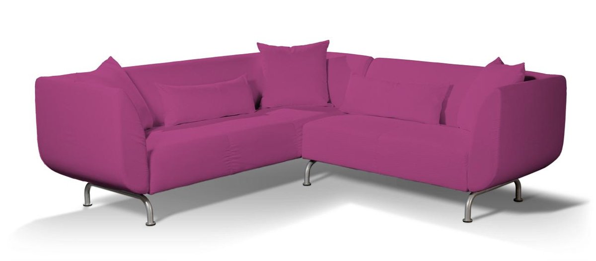 Pokrowiec na sofę narożną 3+2 Strömstad, amarant, Sofa narożna 3+2 Stromstad, Etna