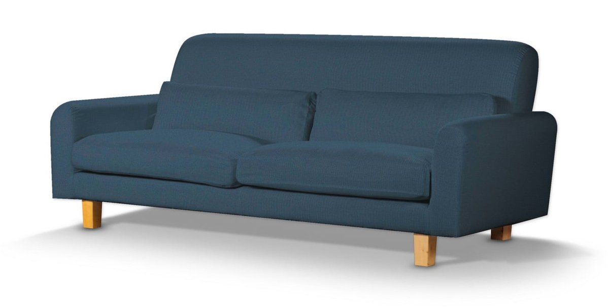Pokrowiec na sofę Nikkala krótki, niebieski, sofa nikkala, Etna