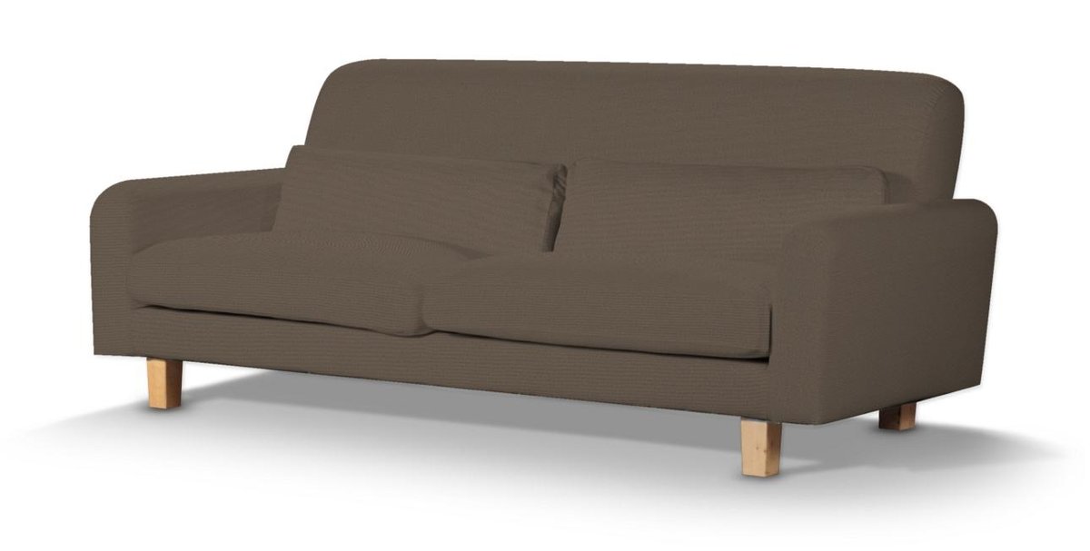 Pokrowiec na sofę Nikkala krótki, brązowy, sofa nikkala, Etna