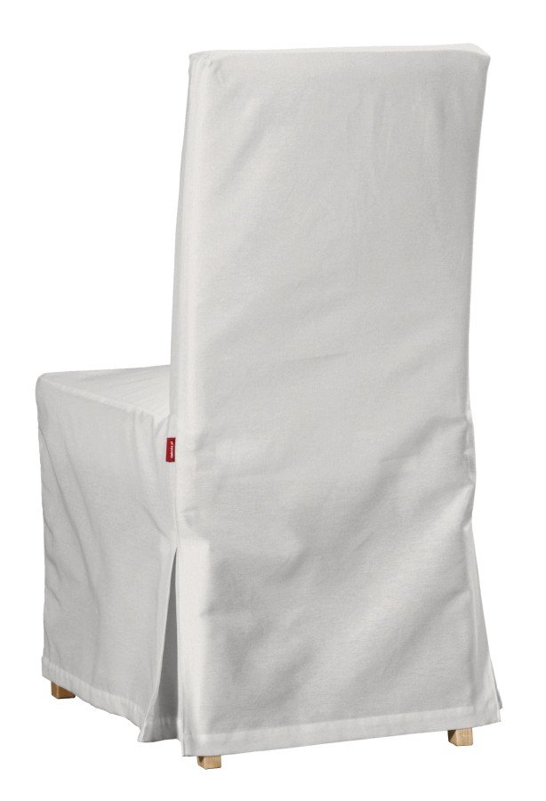 Pokrowiec na krzesło Henriksdal długi, kremowa biel, krzesło Henriksdal, Etna