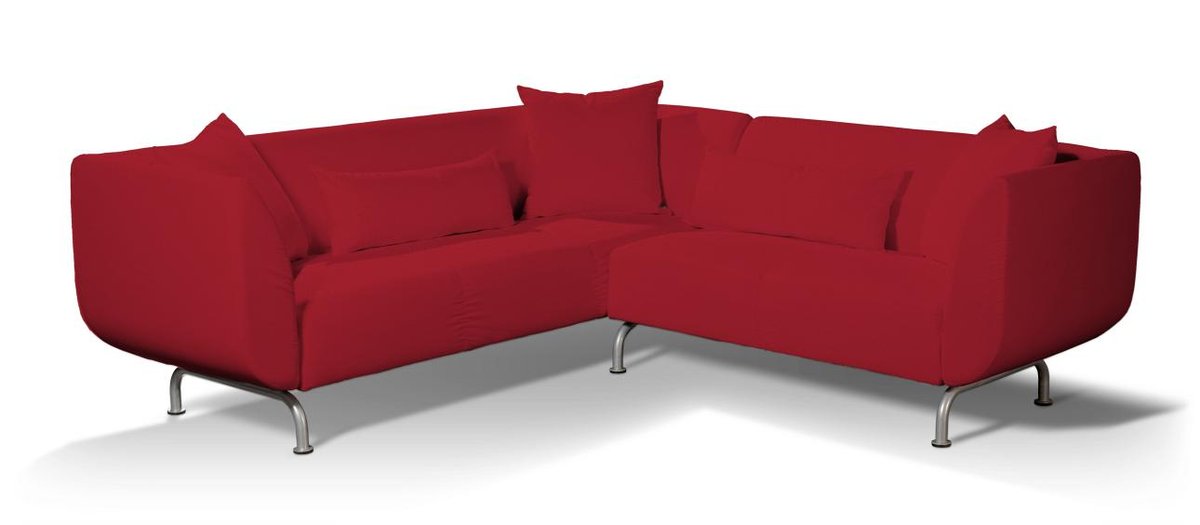 Pokrowiec na sofę narożną 3+2 Strömstad, czerwony, Sofa narożna 3+2 Stromstad, Etna