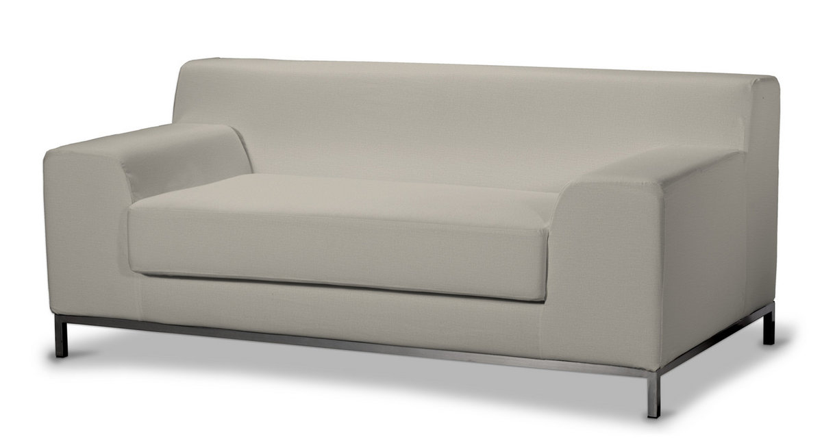 Pokrowiec na sofę Kramfors 2-osobową, jasno szary welwet, Sofa Kramfors 2-osobowa, Ingrid