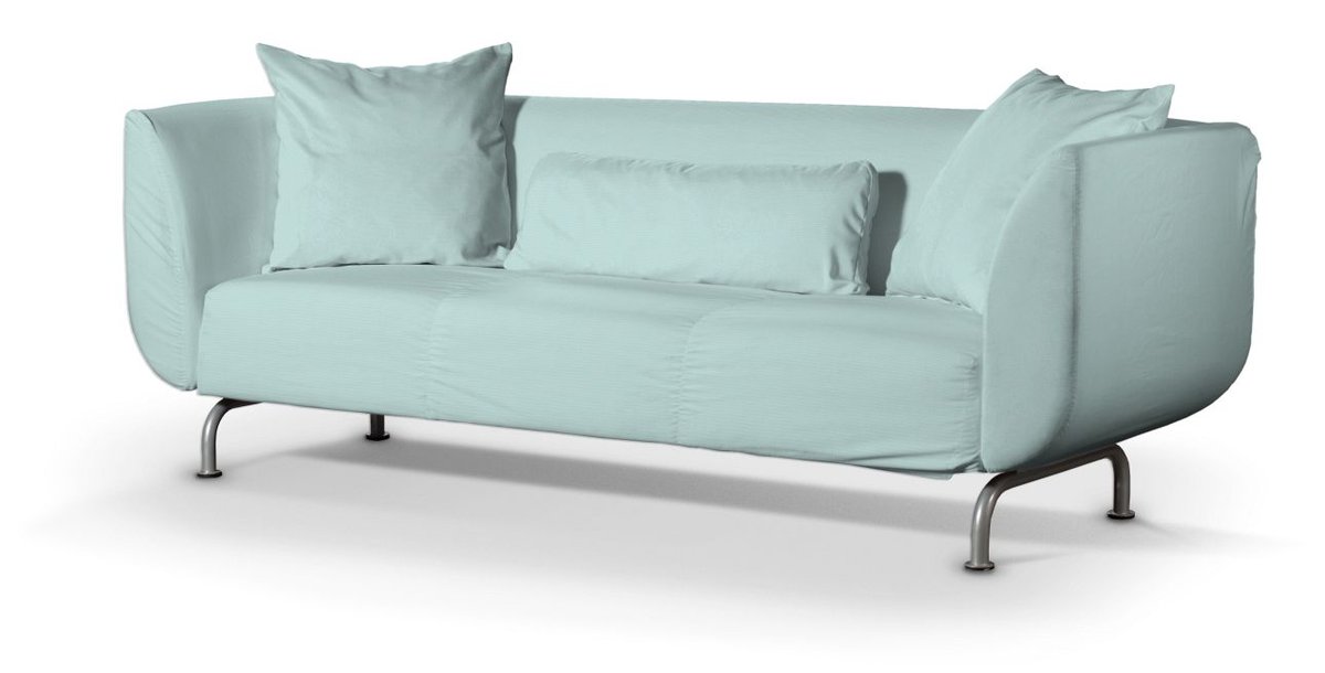 Pokrowiec na sofę Strömstad 3-osobową, pastelowy błękit, Sofa Stromstad 3-osobowa, Cotton Panama