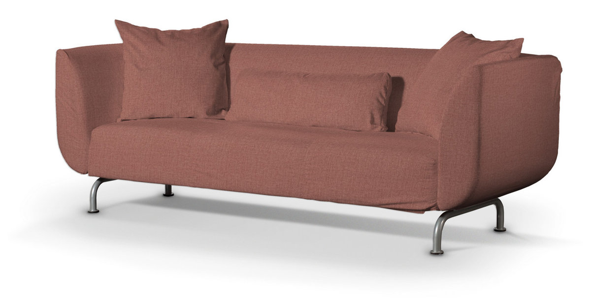 Pokrowiec na sofę Strömstad 3-osobową, brązowo-koniakowy szenil, Sofa Stromstad 3-osobowa, City