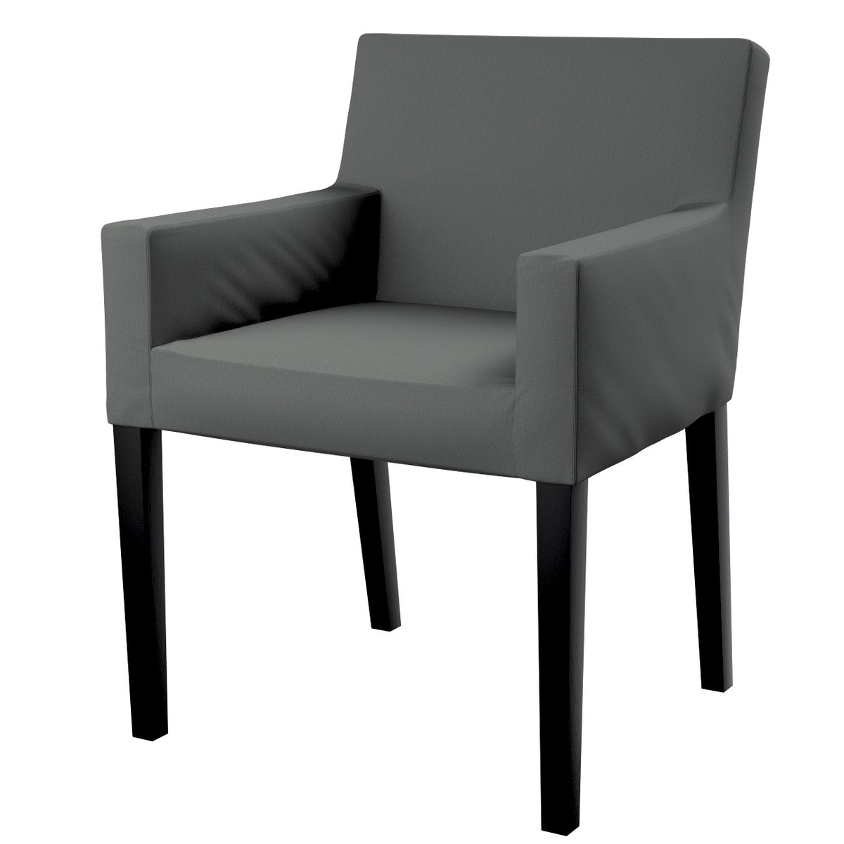 Pokrowiec na krzesło Nils, szary, krzesło Nils, Quadro