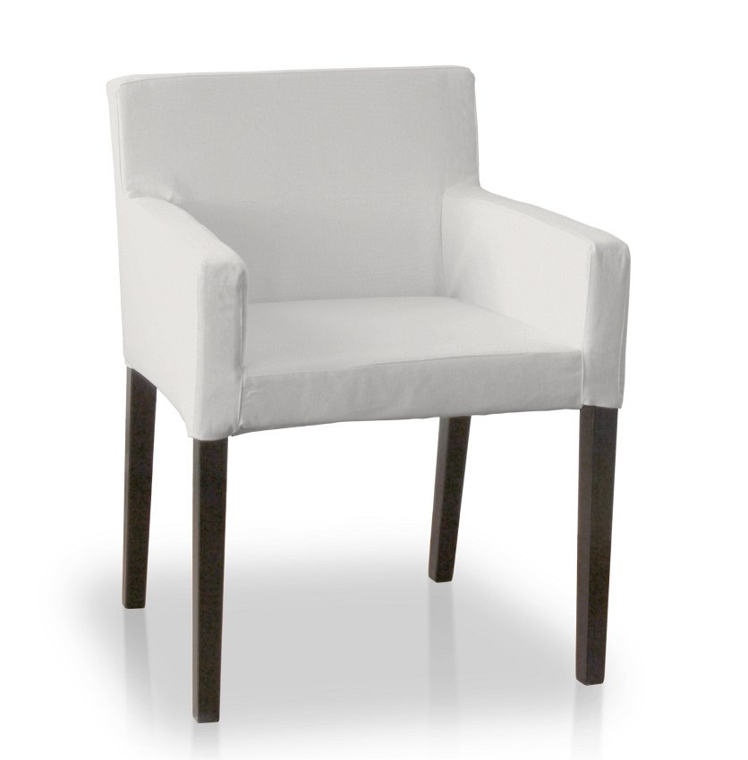 Pokrowiec na krzesło Nils, kremowa biel, krzesło Nils, Etna