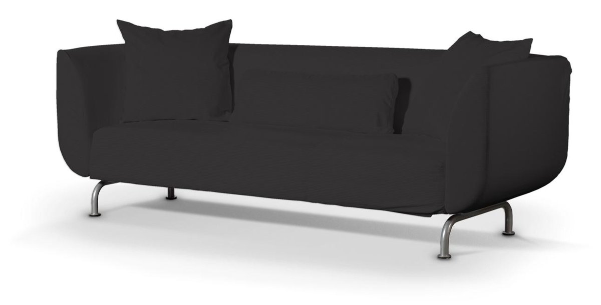Pokrowiec na sofę Strömstad 3-osobową, Shadow Grey (grafitowy), Sofa Stromstad 3-osobowa, Cotton Panama