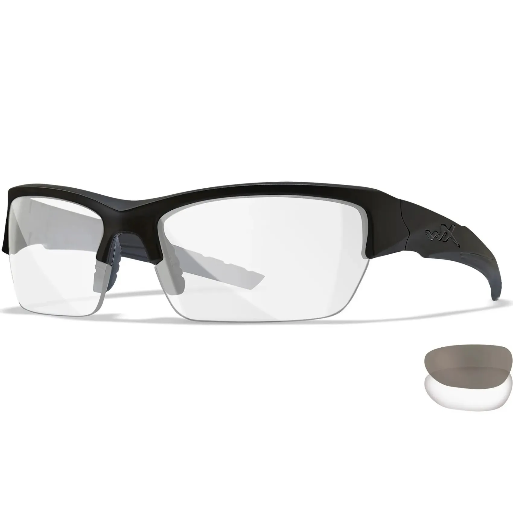 Okulary Taktyczne Wiley X Valor 2.5 CHVAL07 Grey/Clear Matte Black Frame  | PayPo | GRATIS WYSYŁKA | ZWROT DO 100 DNI
