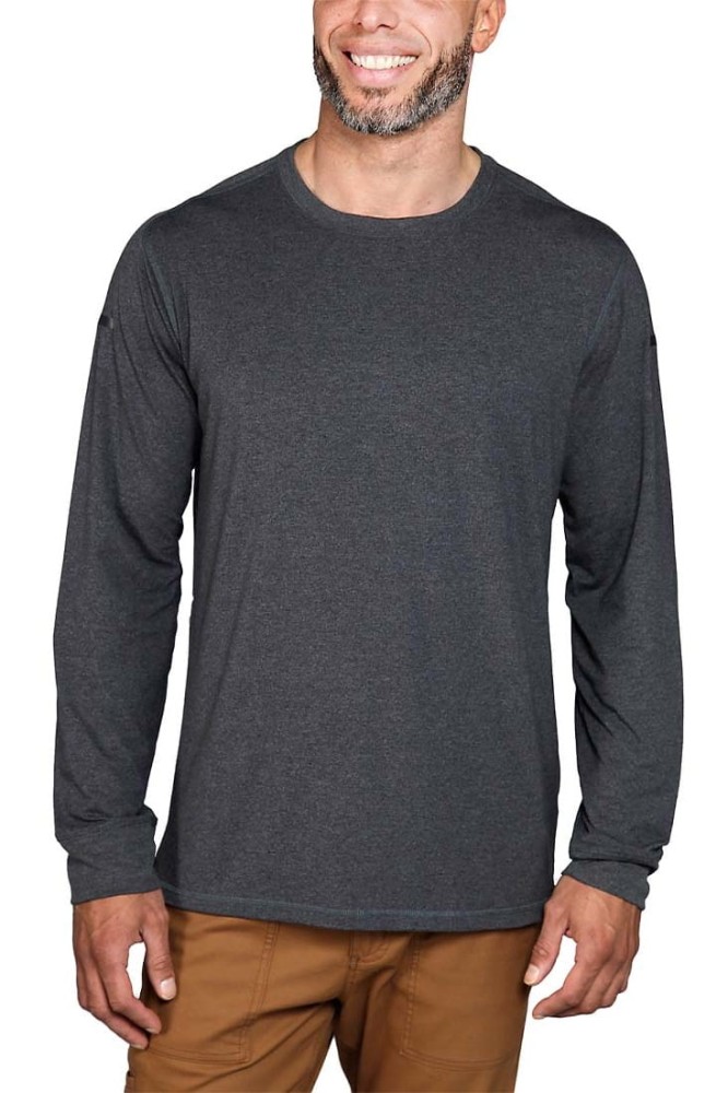 Koszulka męska z długim rękawem Carhartt Lightweight Durable Longsleeve CRH Carbon Heather