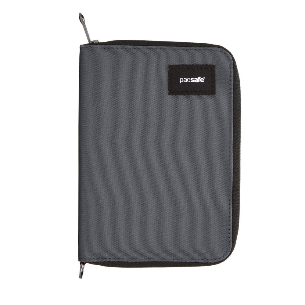 Portfel z ochroną przed kradzieżą organizer Pacsafe RFIDsafe Compact Travel Organizer Slate