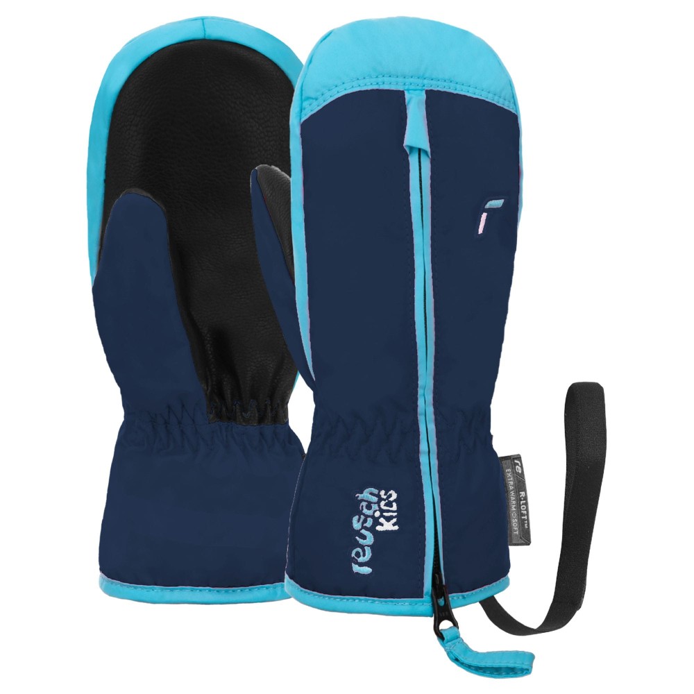Rękawice zimowe dziecięce Reusch Ben Mitten 4503 granatowo-niebieski