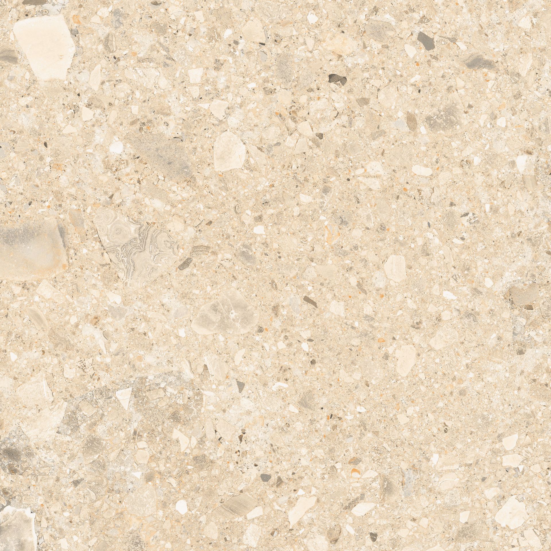 Gres tarasowo-balkonowy Terrazzo Stone 2.0 warm beige matt rectified 59,3x59,3 Opoczno