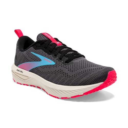 Brooks Revel 6, Trampki damskie, Czarny Ebony Bluefish, 38 EU