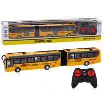 Autobus szkolny przegubowy R/C 1:32 żółty Leantoys