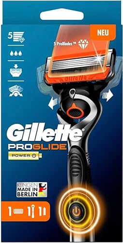 Gillette Proglide Maszynka do Golenia, Czarny/Pomarańczowy, 2 Elementy