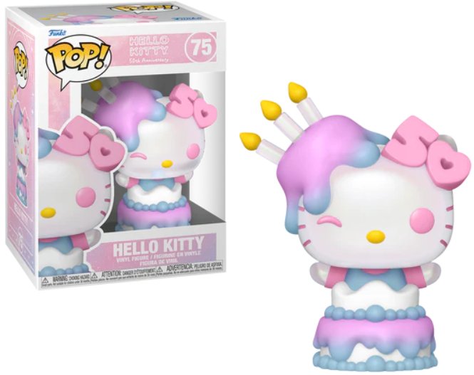 figurka funko pop! hello kitty 50th anniv. sanrio 75 hello kitty in cake