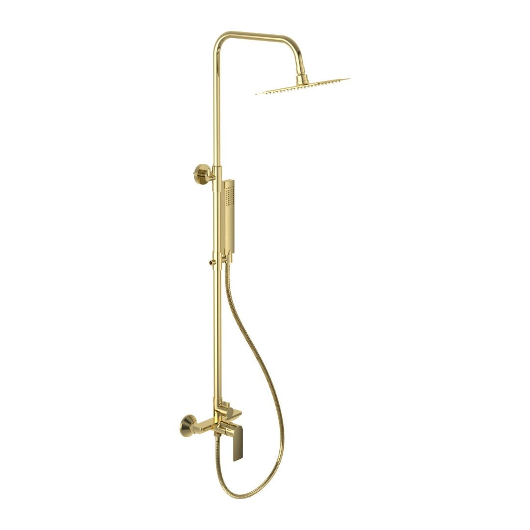 Excellent Kolumna prysznicowa Glad Rain złoty połysk ARNL.1181GL